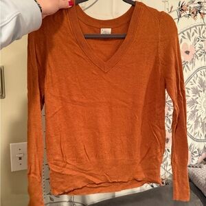 A New Day Orange Fitted Hoodie Sweatshirt